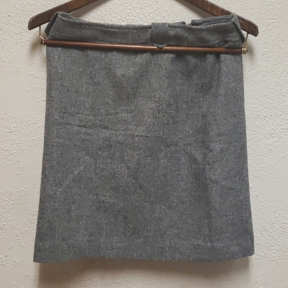 Talbots Petite Wool Blend Mini Skirt